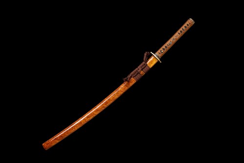 Japanese Handmade Samurai Katana Sword Clay Tempered L6 Steel Real Hamon - Picture 16 of 16