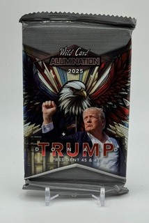 2025 Wild Card Alumination Donald Trump Pack Elon Musk JD Vance