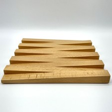 Artelegno Italian Crafted Solid Beech Wood 8&rdquo; Modern Square Lacquered Trivet