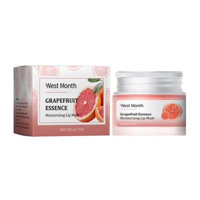 Month Grapefruit Moisturizing Lip Mask   Effectively Nourishes Lips