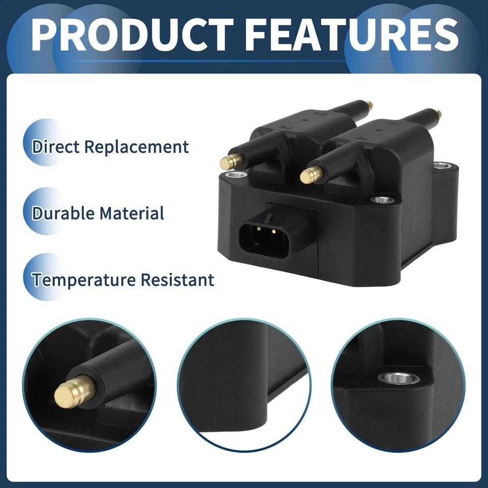 Paquete de bobina de encendido n.º 4557468 para Chrysler Cirrus L4 2,4 L 95-96 Foto 4 de 4