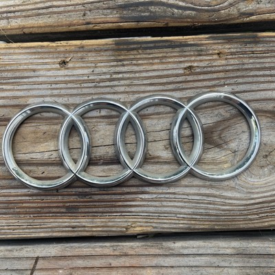 2011-2013 Audi A3 Rear Trunk Lid Audi Rings Badge Logo OEM USED