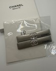 Chanel Beauty Silver Crystal Hair Clips Set of 2 , VIP Gift, GWP, New W/Box