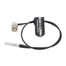 Timecode Input Adapter Cable BNC Right Angle to 4-Pin for Red Epic Scarlet 50cm