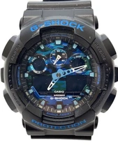 CASIO G-SHOCK Analog Digital Quartz Watch Black Rugged Excellent JAPAN
