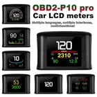 Car Head Up Display OBD2 Digital HUD Smart Speedometer RPM Time Engine Diagnstic