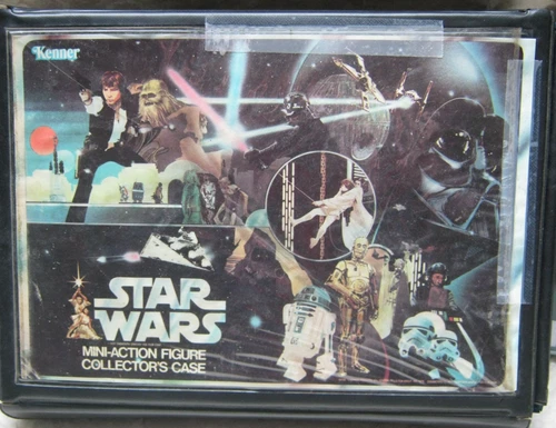 Star Wars....carrying case with 24 figures...all 1977 and 1978