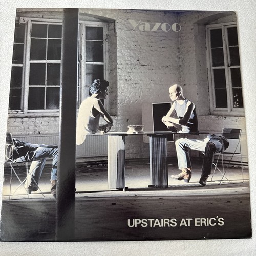 Yazoo Upstairs At Erics Vinyl Album Mute Stumm 7 A2 B2 1982 Printed Lyric Inner