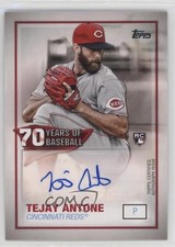 2021 Topps 70 Years of Baseball Auto Tejay Antone #70YA-TAN Auto 1j90