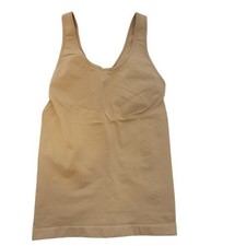Jockey Womens Tan Seamless Shapewear Camisole Scoop Neck Tank Top XL RN 61683