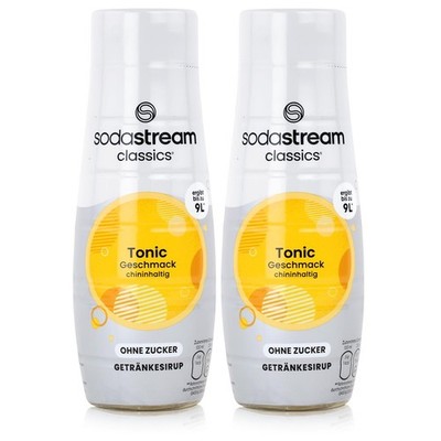 SodaStream Getränke-Sirup classics Tonic ohne Zucker 440ml (2er Pack)