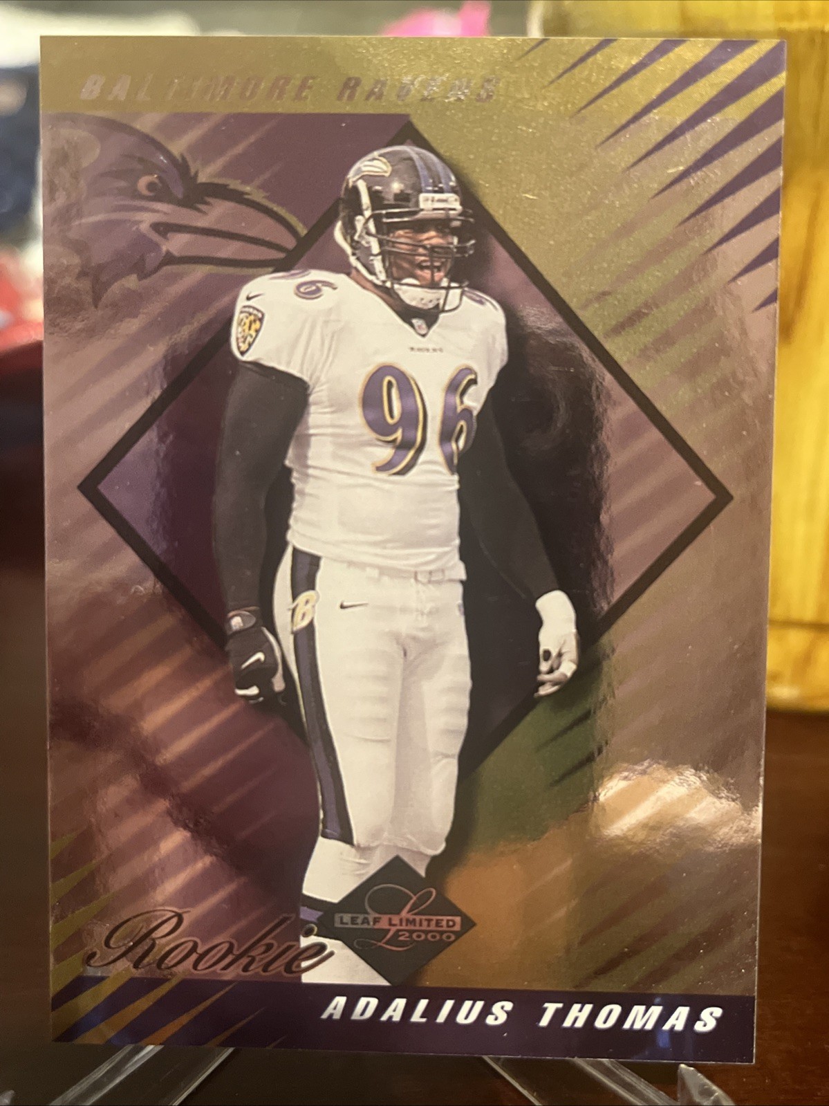 Adalius Thomas Leaf Limited #274 Base