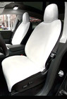 Tesla Model 3/Y White Flannel Seat Cover  (single unit) — photo 1