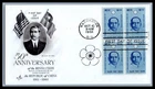 US FDC # 1188 4c Sun Yat Sen China ArtCraft block V.Cancel 1961, 9p442