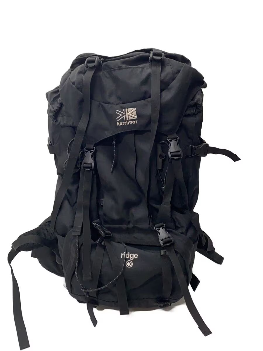 KARRIMOR Backpack Nylon Black Solid from Japan - image 2