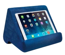 Ontel Pillow Pad Multi-Angle Soft Tablet Stand,  BLUE