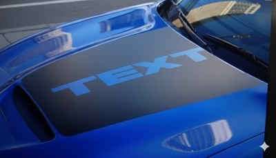 Hood Stripe Fits: 2015 - 2023 Dodge Charger rt srt sxt Hellcat GT Graphic Decal