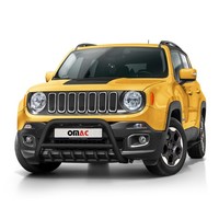 FrontbüGel FrontschutzbüGel FüR Jeep Renegade 2014-2018 Mit ABE Stahl Schwarz
