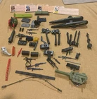 Mixed Lot of Over 50 Vintage 1970s G.I. Joe Accessories,  Parts and File Cards