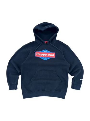 Happy Dad Hard Seltzer Black Hoodie Size Large
