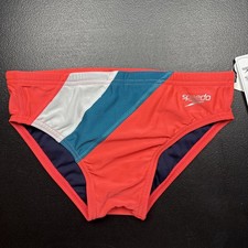 Men  s / Youth SPEEDO Swim Briefs Euro Brazilian Size 28 Pink Glo Eco Endurance