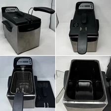 Presto Pro Fry Digital Immersion Element Deep Fryer 05462 Stainless 8 Cup 1800W