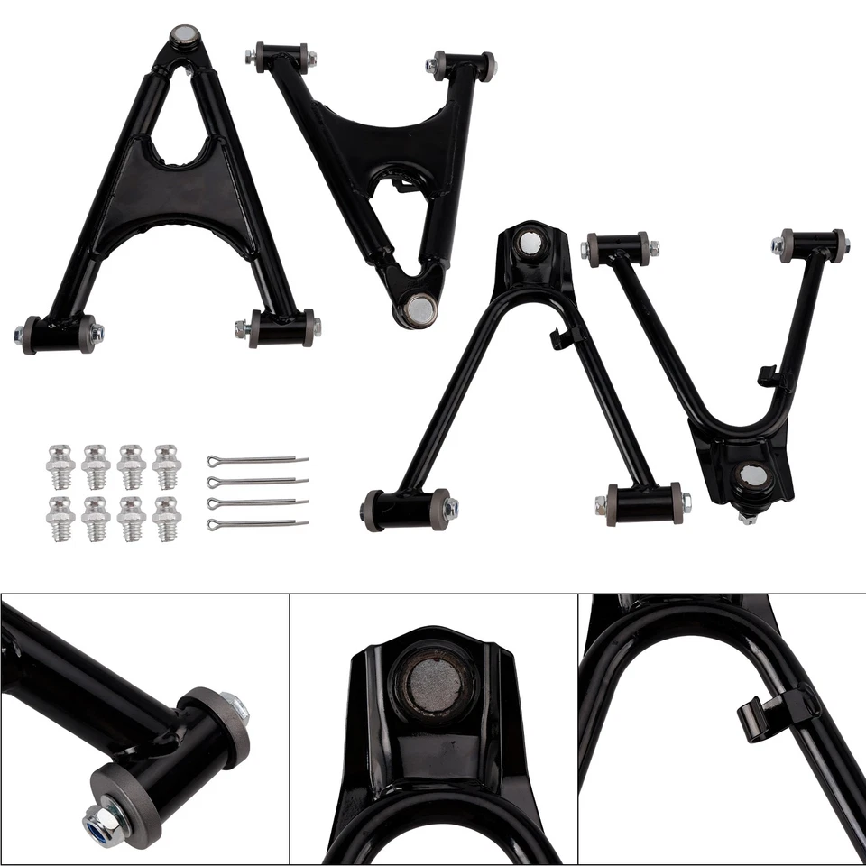 Front Control Arm A-Arms Kit Upper&Lower For Yamaha Warrior Yfm350X 1989-2003 E6 - Image 3 of 4