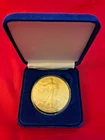 1999 Silver American Eagle Gold Gilded 1 oz .999 Fine Silver