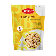 Raw Pine Nuts, 8Oz   Unsalted  Unroasted   Shelled Pignoli Nuts for Snacking, T