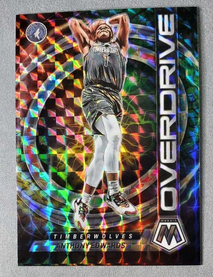 2022-23 Panini Mosaic - Overdrive Anthony Edwards #18
