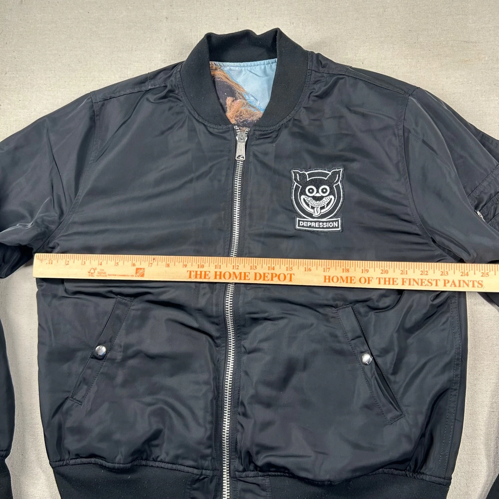 FA F*cking Awesome Jacket Mens XL Reversible Depression Skateboarding Sexy image 9