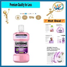 Total Care Alcohol-Free Fluoride Mouthwash 16.9oz   6 Benefits, Fresh Mint