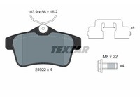 Neu - Textar 2492204 Bremsbelagsatz, Scheibenbremse FüR CitroËN Ds Peugeot