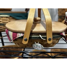 Longaberger 2006 Nature's Berry Basket Tree Trimming Christmas Combo Lid