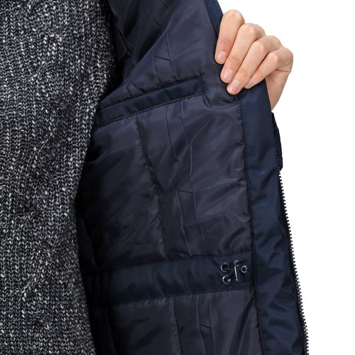 Chaqueta parka impermeable Regatta Lyanna para mujer - azul marino - 8 - Imagen 7 de 11