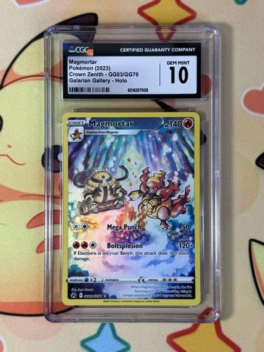 Magmortar #GG03/GG70 CGC 10 - 2023 Pokemon Crown Zenith Galarian Gallery