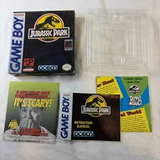 Jurassic Park (Nintendo Game Boy, 1993) Box Inserts Manuals Only