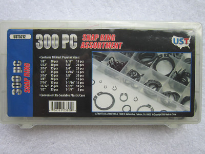 Ultimate Solution Tools - Snap Ring Assortment (300 PC) [Set # UST5212] **New**