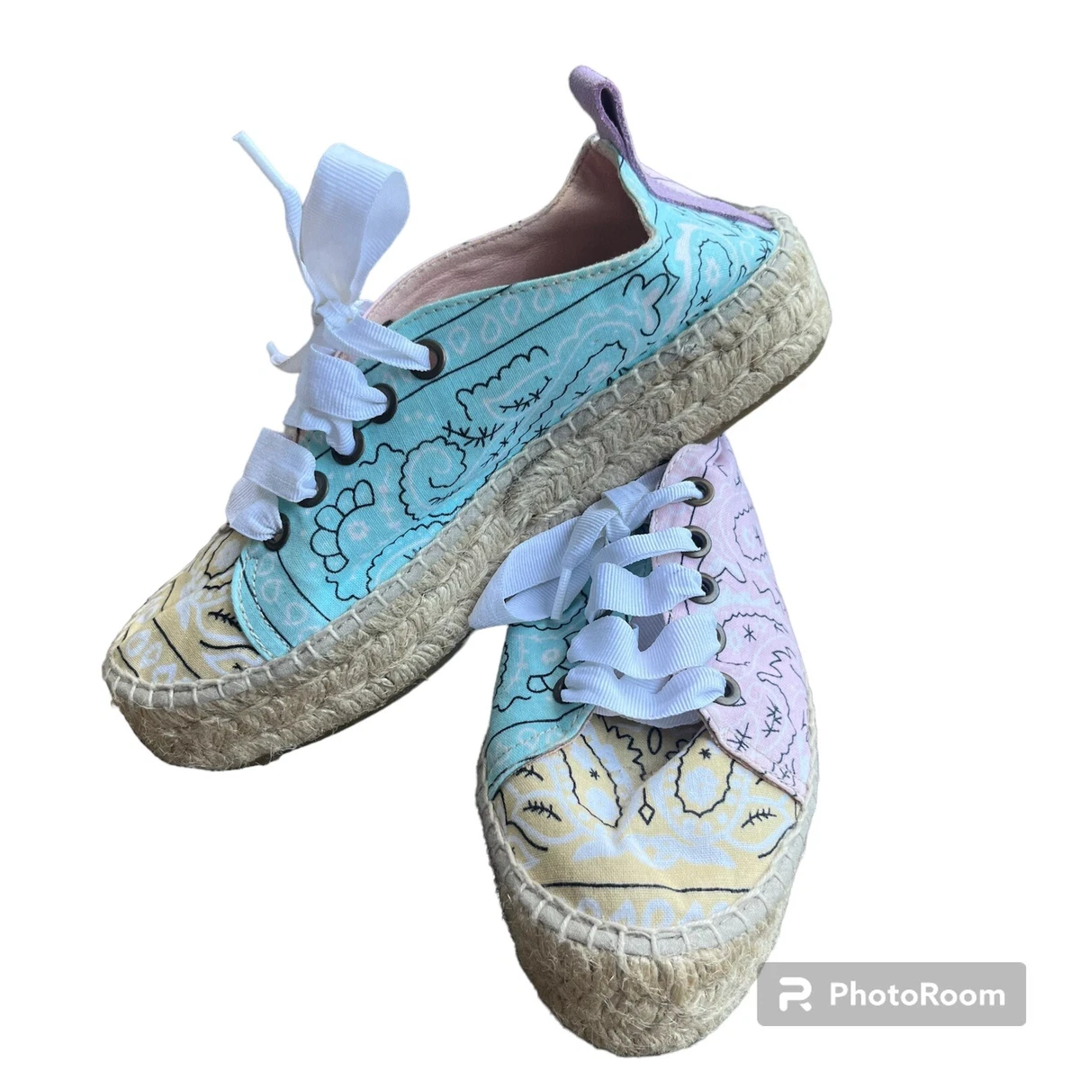 Manebi Women s Espadrille Shoes Size EU36 AU 5.5 Made in Spain RRP