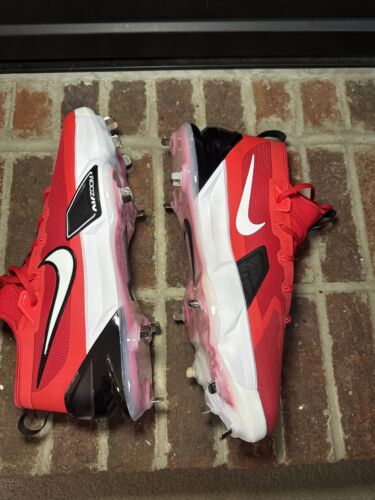 Nike Force Zoom Trout 9 Elite Baseball Cleats Red White FB2906-600 Men’s Size 15 - Picture 3 of 9