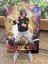 Henry Davis 2021 Bowman Draft Genesis 🔥Gold  Refractor /50 🔥 Rookie Pirates 🔥