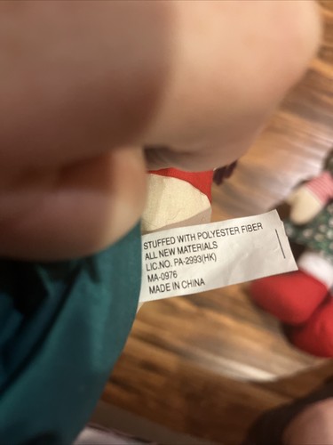 Well Made Toy Co. Holly The Christmas Kid Set Rag Doll 22" Soft Stuffed Vintage - Picture 3 of 8