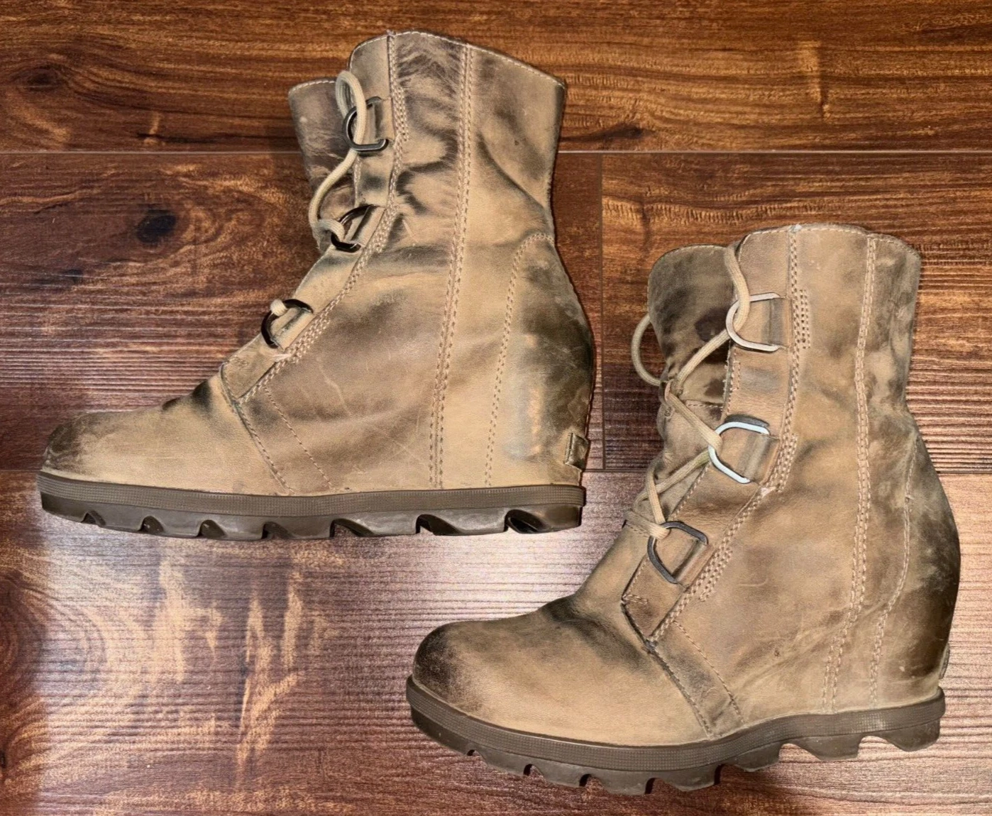 sorel joan of arctic wedge ii leather boots