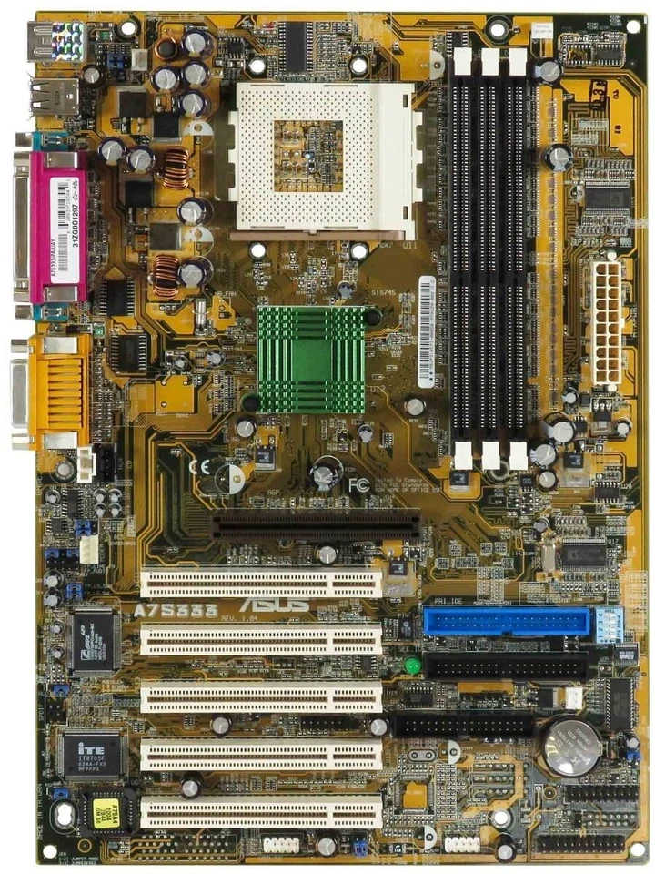 Motherboard Original New Box ASUS A7S333 SOCKET462 3xDDR SiS745 5xPCI ATX - Image 3 of 4