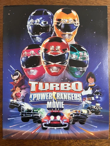 TURBO: A POWER RANGERS MOVIE 1997 MOVIE PRESS KIT W PHOTOS JASON DAVID FRANK