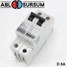 ABL SURSUM 8 AMP, 480Y/277 VAC, 2 POLE, D CURVE Circuit Breaker *OPEN BOX!*