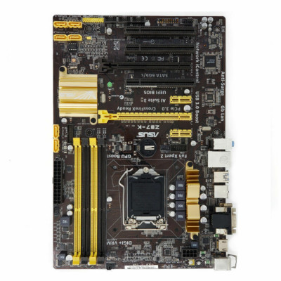  ASUS Z87-K otherboard RAM PS/2 Intel Z87 HDMI VGA DVI-D Slot DDR3LGA 1150 M