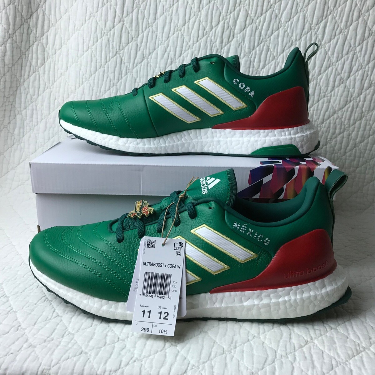 アディダス　COPA フットサルシューズ　スニーカー Adidas Ultraboost x COPA World Cup Mexico Soccer Shoes Men's SZ 11
