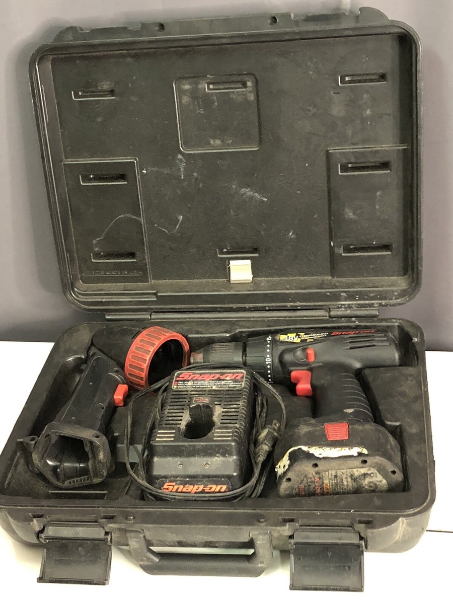 Snap-On 18V ½” Driver Cordless Drill CDR3850 Charger CTC318 With