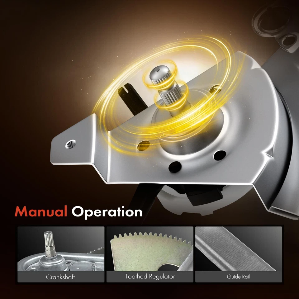 Regulador de ventana manual para conductor delantero izquierdo ford ranger mazda b2300 b3000 4000 Foto 4 de 4